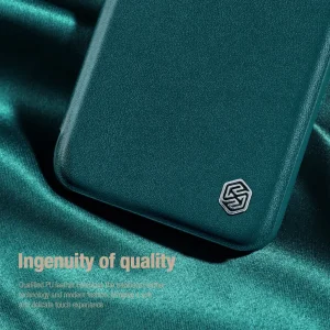 کیف کلاسوری نیلکین مدل Qin Pro Plain Cloth مناسب برای گوشی موبایل اپل  iPhone 13 Pro