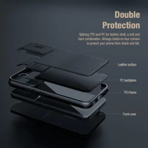 کیف کلاسوری نیلکین مدل Qin Pro Plain Cloth مناسب برای گوشی موبایل اپل  iPhone 13 Pro