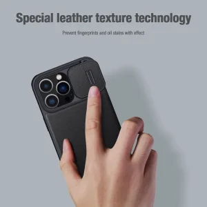 کیف کلاسوری نیلکین مدل Qin Pro Plain Cloth مناسب برای گوشی موبایل اپل  iPhone 13 Pro