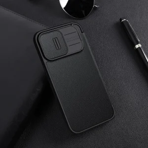 کیف کلاسوری نیلکین مدل Qin Pro Plain Cloth مناسب برای گوشی موبایل اپل  iPhone 13 Pro