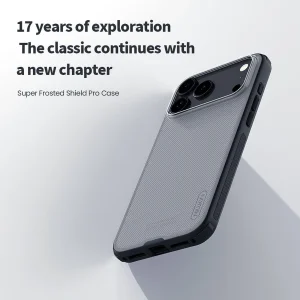 کاور نیلکین مدل Super Frosted Shield Transparent مناسب برای گوشی موبایل اپل iPhone 17 Pro