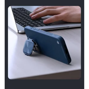 کاور نیلکین مدل Camshield Prop Leather مناسب برای گوشی موبایل اپل iPhone 15 Pro