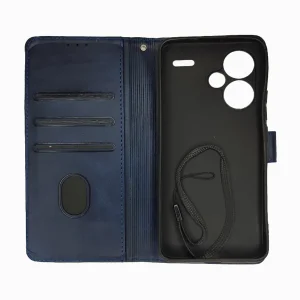 کیف کلاسوری مدل چرمی کد 613 مناسب برای گوشی موبایل شیائومی Redmi Note 13 pro plus 5g