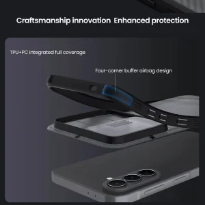 کاور نیلکین مدل Camshield Pro Clear version مناسب برای گوشی موبایل سامسونگ Galaxy A37/ A56/ A36