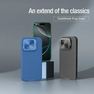 کاور نیلکین مدل Camshield Prop مناسب برای گوشی موبایل اپل iPhone 16 Pro