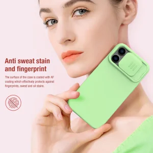 کاور نیلکین مدل CamShield Silky silicon مناسب برای گوشی موبایل اپل iPhone 14 Pro