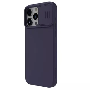 کاور نیلکین مدل CamShield Silky Silicone مناسب برای گوشی موبایل اپل iPhone 15 Pro Max