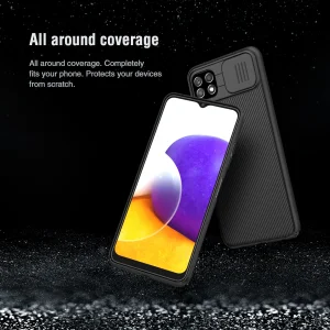 کاور نیلکین مدل CamShield مناسب برای گوشی موبایل سامسونگ Galaxy A22 5G / Galaxy F42 5G