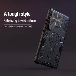 کاور نیلکین مدل CamShield Armor Prop Magnetic مناسب برای گوشی موبایل سامسونگ Galaxy S25 Ultra