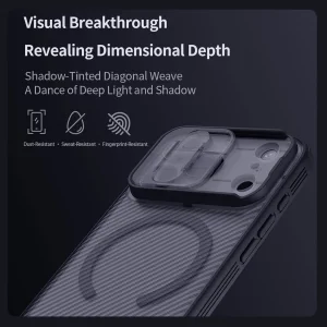 کاور نیلکین مدل CamShield Pro Magnetic Clear version مناسب برای گوشی موبایل اپل iPhone 17 Pro