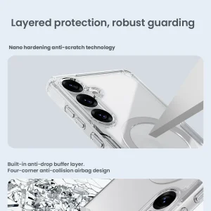 کاور نیلکین مدل Nature TPU Pro Magnetic مناسب برای گوشی موبایل سامسونگ Galaxy S25
