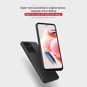 کاور نیلکین مدل Super Frosted Shield مناسب برای گوشی موبایل شیائومی  Redmi Note 12 4G