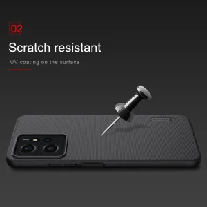 کاور نیلکین مدل Super Frosted Shield مناسب برای گوشی موبایل شیائومی  Redmi Note 12 4G