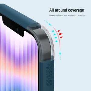 کاور نیلکین مدل frosted shield pro مناسب برای گوشی موبایل اپل iphone 14 plus