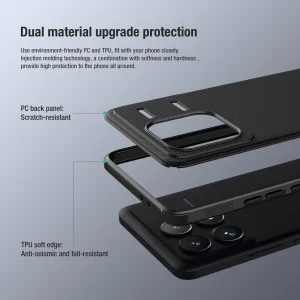 کاور نیلکین مدل Super Frosted Shield Pro مناسب برای گوشی موبایل شیائومی Poco F6 Pro/ Redmi K70 Pro/ Redmi K70