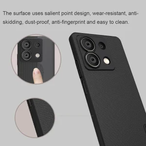 کاور نیلکین مدل Super Frosted Shield مناسب برای گوشی موبایل شیائومی  Redmi Note 13 5G
