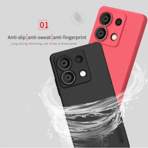 کاور نیلکین مدل Super Frosted Shield مناسب برای گوشی موبایل شیائومی  Redmi Note 13 5G