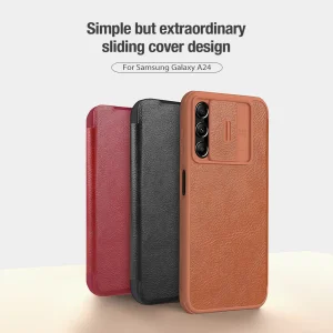 کیف کلاسوری نیلکین مدل Qin Pro Leather مناسب برای گوشی موبایل سامسونگ Galaxy A24 4G