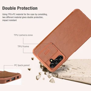 کیف کلاسوری نیلکین مدل Qin Pro Leather مناسب برای گوشی موبایل سامسونگ Galaxy A24 4G