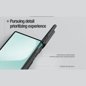 کاور نیلکین مدل Super Frosted Shield Pen Holder مناسب برای گوشی موبایل سامسونگ Galaxy Z Fold 7