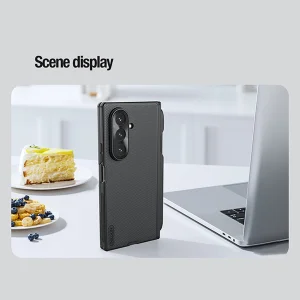 کاور نیلکین مدل Super Frosted Shield Pen Holder مناسب برای گوشی موبایل سامسونگ Galaxy Z Fold 7