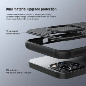 کاور نیلکین مدل Frosted Pro (with LOGO cutout) مناسب برای گوشی موبایل اپل iPhone 12 / iPhone 12 Pro