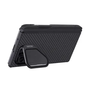 کاور نیلکین مدل CarboProp Magnetic MagSafe Pen Holder Transparent Lens مناسب برای گوشی موبایل سامسونگ Galaxy Z Fold 7