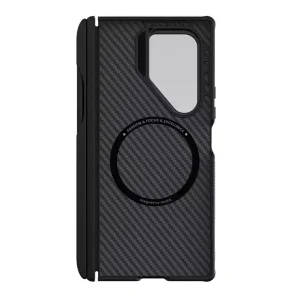 کاور نیلکین مدل CarboProp Magnetic MagSafe Pen Holder Transparent Lens مناسب برای گوشی موبایل سامسونگ Galaxy Z Fold 7