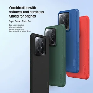 کاور نیلکین مدل Super Frosted Shield Pro مناسب برای گوشی موبایل شیائومی Mi 14 Pro