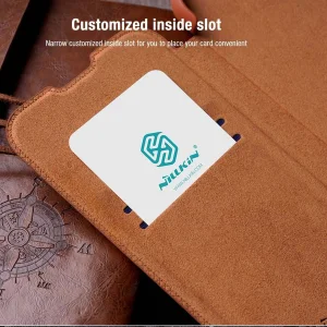 کیف کلاسوری نیلکین مدل Qin Pro Leather مناسب برای گوشی موبایل شیائومی Redmi K40S /Poco F4 5G