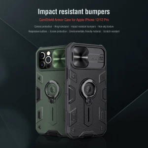 کاور نیلکین مدل CAMSHIELD-ARMOR-1212PR مناسب برای گوشی موبایل اپل IPHONE 12 / 12 PRO