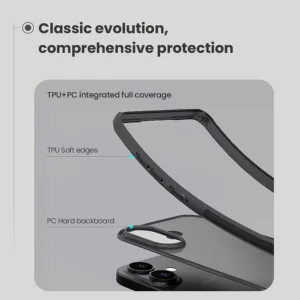 کاور نیلکین مدل Super Frosted Shield Transparent مناسب برای گوشی موبایل اپل iPhone 17