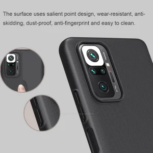 کاور نیلکین مدل Super Frosted Shield مناسب برای گوشی موبایل شیائومی Redmi Note 10 Pro / Redmi Note 10 Pro Max