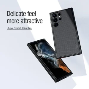 کاور نیلکین مدل Super Frosted Shield Pro Magnetic مناسب برای گوشی موبایل سامسونگ Galaxy S23 Ultra