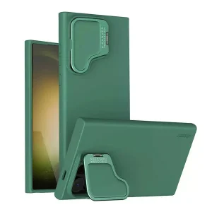 کاور نیلکین مدل CamShield Silky Prop Silicon مناسب برای گوشی موبایل سامسونگ Galaxy S24 Ultra
