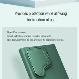 کاور نیلکین مدل CamShield Silky Prop Silicon مناسب برای گوشی موبایل سامسونگ Galaxy S24 Ultra