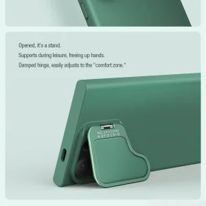 کاور نیلکین مدل CamShield Silky Prop Silicon مناسب برای گوشی موبایل سامسونگ Galaxy S24 Ultra