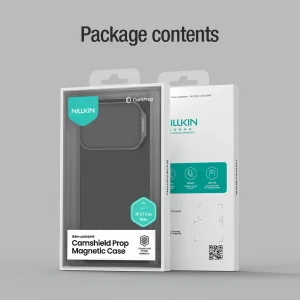 کاور نیلکین مدل Camshield Prop Magnetic Transparent Lens Guard مناسب برای گوشی موبایل اپل iPhone 17 Pro Max