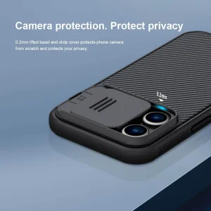 کاور نیلکین مدل Camshield Pro مناسب برای گوشی موبایل اپل iPhone 14 pro