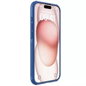 کاور نیلکین مدل  Frosted Shiled Pro LogoCut مناسب برای گوشی موبایل اپل IPhone 15 Pro Max