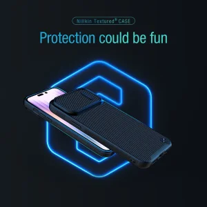 کاور نیلکین مدل Textured Fiber S Case مناسب برای گوشی موبایل اپل iPhone 14 Pro
