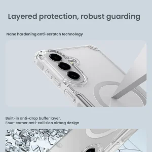 کاور نیلکین مدل Nature TPU Pro Magnetic مناسب برای گوشی موبایل سامسونگ Galaxy A57