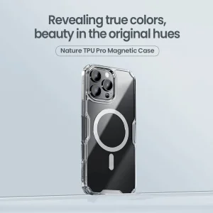 کاور نیلکین مدل Nature TPU Pro Magnetic مناسب برای گوشی موبایل اپل iPhone 16 Pro