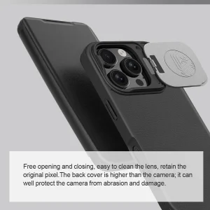 کیف کلاسوری نیلکین مدل Qin Pro Leather مناسب برای گوشی موبایل اپل iPhone 16 Pro Max