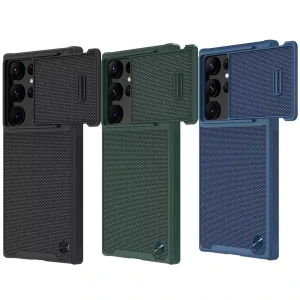 کاور نیلکین مدل Textured Fiber S Case مناسب برای گوشی موبایل سامسونگ Galaxy S23 Ultra