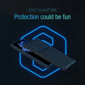 کاور نیلکین مدل Textured Fiber S Case مناسب برای گوشی موبایل سامسونگ Galaxy S23 Ultra