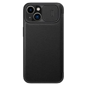 کیف کلاسوری نیلکین مدل Qin Pro Plain Cloth مناسب برای گوشی موبایل اپل iPhone 15 Plus/ 14 Plus