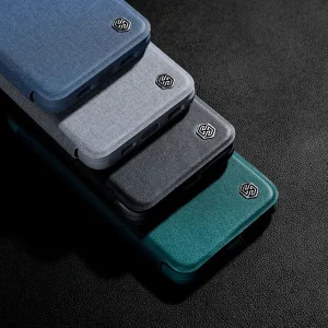 کیف کلاسوری نیلکین مدل Qin Pro Plain Cloth مناسب برای گوشی موبایل اپل iPhone 15 Plus/ 14 Plus