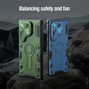 کاور نیلکین مدل CamShield Armor Prop مناسب برای گوشی موبایل سامسونگ Galaxy S25 Ultra