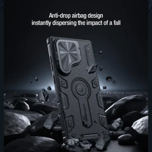 کاور نیلکین مدل CamShield Armor Prop مناسب برای گوشی موبایل سامسونگ Galaxy S25 Ultra
